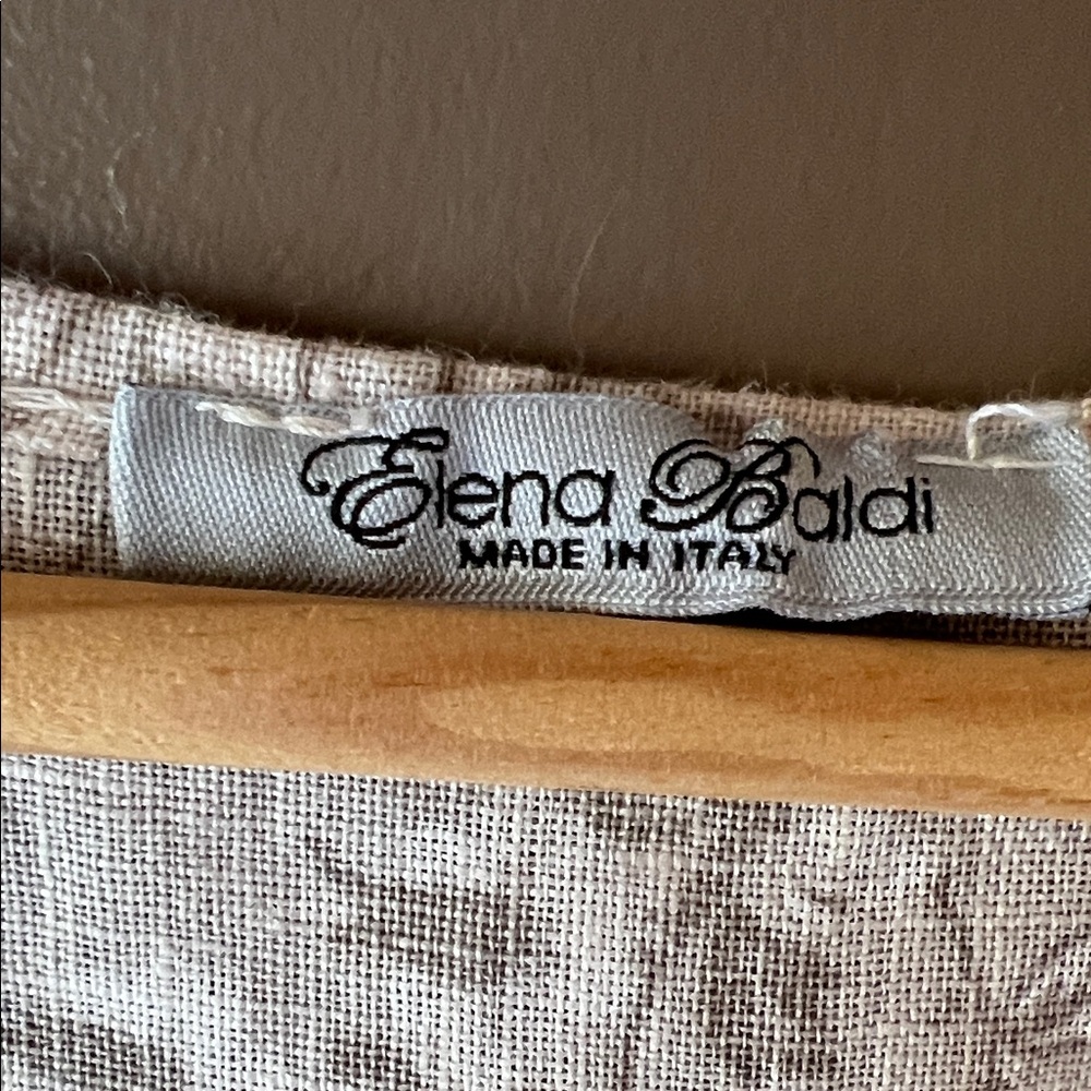 Elena Baldi Italian Silk Blend Cream Floral Duster Cardigan - Picture 4 of 11
